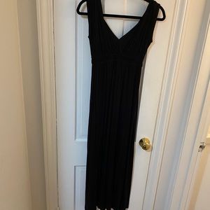 Black maxi dress
